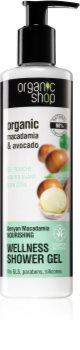 Organic Shop Organic Macadamia & Avocado vyživující sprchový gel