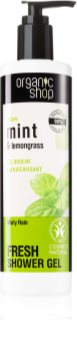 Organic Shop Organic Mint & Lemongrass osvěžující sprchový gel