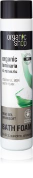 Organic Shop Organic Laminaria & Minerals schiuma rilassante per il bagno effetto ringiovanente