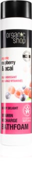 Organic Shop Organic Raspberry & Acai vitaminos habfürdő
