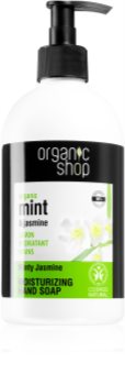 Organic Shop Organic Minty Jasmine tekuté mýdlo na ruce s hydratačním účinkem