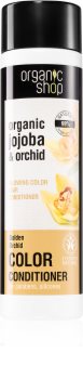 Organic Shop Organic Jojoba & Orchid Hoitoaine Värjätyille Hiuksille