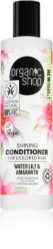 Organic Shop Organic Shea & Lily Verhelderende Conditioner voor Glanzend en Makkelijk Kambaar Haar