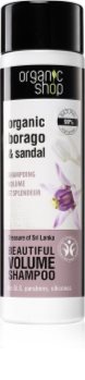 Organic Shop Organic Borago & Sandal sampon pentru volum