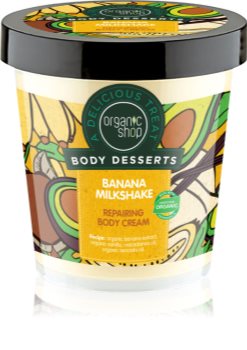 Organic Shop Body Desserts Banana Milkshake crema corpo rigenerante