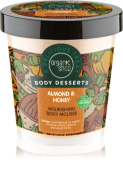 Organic Shop Body Desserts Almond & Honey mousse corpo nutriente e idratante
