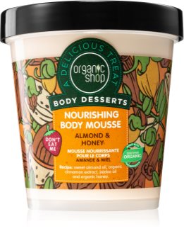 Organic Shop Body Desserts Almond & Honey Body Mousse with Nourishing and Moisturizing Effect