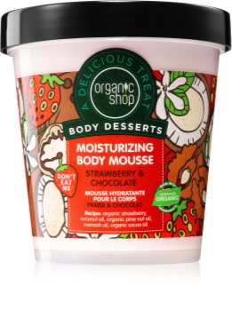 Organic Shop Body Desserts Strawberry & Chocolate tělová pěna s hydratačním účinkem