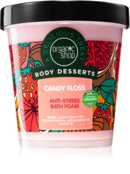 Organic Shop Body Desserts Candy Floss antistresová pěna do koupele