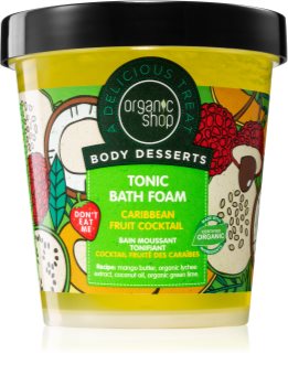 Organic Shop Body Desserts Caribbean Fruit Cocktail Tonic Bath Foam