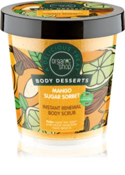Organic Shop Body Desserts Mango Sugar Sorbet obnovující cukrový peeling na tělo