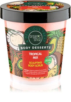 Organic Shop Body Desserts Tropical Mix zeštíhlující tělový peeling