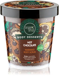 Organic Shop Body Desserts Hot Chocolate scrub nutriente corpo
