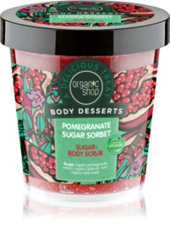 Organic Shop Body Desserts Pomegranate scrub rinfrescante allo zucchero per il corpo