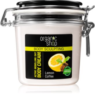 Organic Shop Body Sculpting Lemon Coffee Soft Body Cream With Remodelling Effectiveness