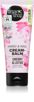 Organic Shop Organic Cherry & Lotus balsamo rinforzante per mani e unghie