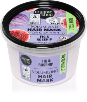 Organic Shop Organic Fig & Almond pečující maska pro lesk a hebkost vlasů