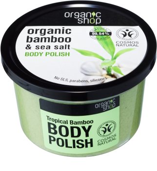Organic Shop Organic Bamboo & Sea Salt scrub energizzante corpo