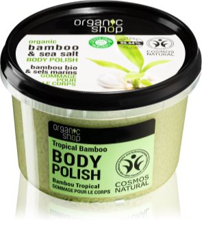 Organic Shop Organic Bamboo & Sea Salt energetski piling za tijelo