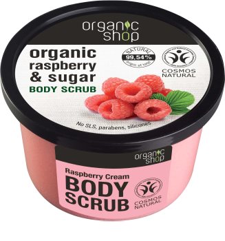 Organic Shop Body Scrub Ruspberry & Sugar scrub delicato corpo