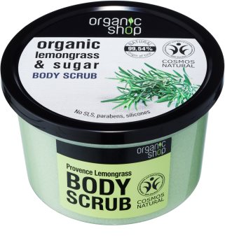 Organic Shop Organic Lemongrass & Sugar scrub delicato per il corpo