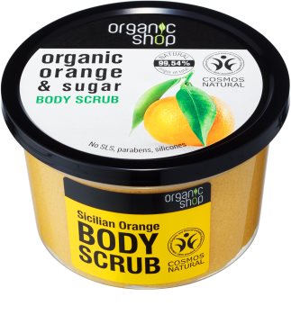 Organic Shop Organic Orange & Sugar Toning Exfoliator for Body