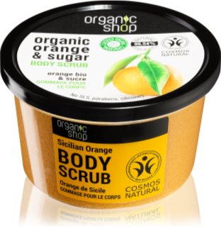 Organic Shop Organic Orange & Sugar tonizační peeling na tělo