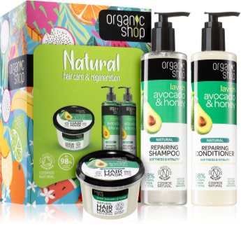 Organic Shop Natural Hair Care & Regeneration dárková sada (na vlasy)