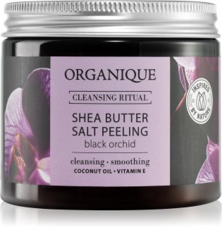 Organique Black Orchid Salz-Peeling mit Bambus Butter