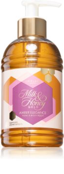 Oriflame Milk & Honey Gold Amber Elegance gel de duș mătăsos pentru maini si corp