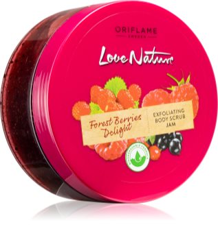 Oriflame Love Nature Forest Berries Delight čisticí tělový peeling