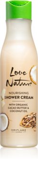 Oriflame Love Nature Cacao Butter & Coconut Oil intensive, nährende Duschcreme