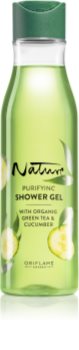 Oriflame Love Nature Green Tea & Cucumber reinigendes Duschgel mit Milchsäure