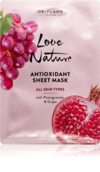 Oriflame Love Nature Moisturising face sheet mask