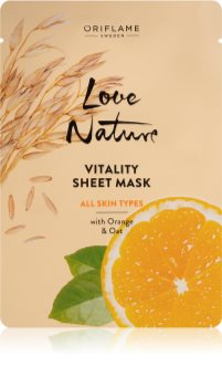 Oriflame Love Nature plátýnková maska pro všechny typy pleti