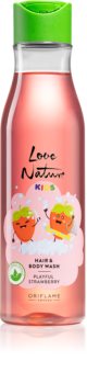Oriflame Love Nature Kids Playful Strawberry sampon gyermekeknek testre és hajra