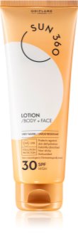 Oriflame Sun 360 mlijeko za sunčanje za lice i tijelo SPF 30