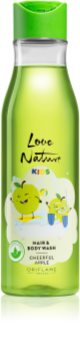 Oriflame Love Nature Kids Cheerful Apple sampon gyermekeknek testre és hajra