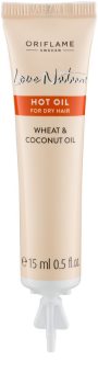 Oriflame Love Nature Wheat & Coconut Oil trattamento all'olio per capelli secchi