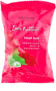 Oriflame Love Nature jabón sólido con olor a frambuesa