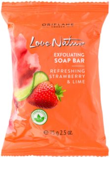 Oriflame Love Nature jabón sólido con olor a fresa