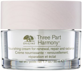 Origins Three Part Harmony™ creme nutritivo para restaurar a densidade da pele com efeito iluminador