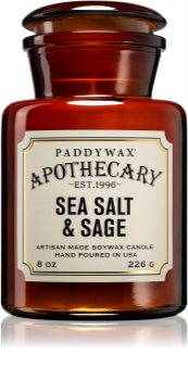 Paddywax Apothecary Sea Salt & Sage vonná svíčka
