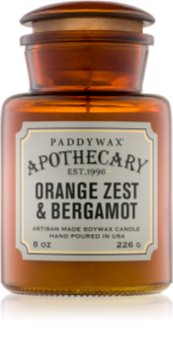 Paddywax Apothecary Orange Zest & Bergamot candela profumata