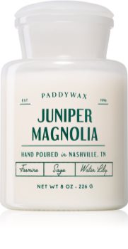 Paddywax Farmhouse Juniper Magnolia scented candle (Apothecary)