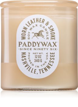 Paddywax Vista Worn Leather & Smoke świeczka zapachowa