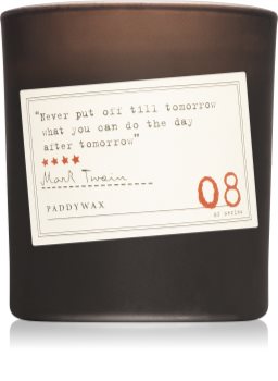 Paddywax Library Mark Twain bougie parfumée I.
