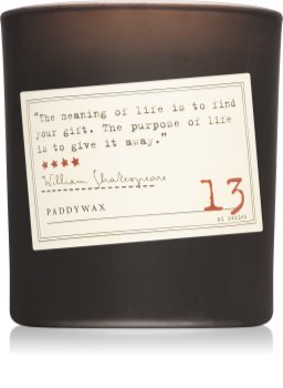 Paddywax Library William Shakespeare Duftkerze I.