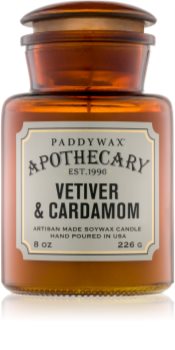 Paddywax Apothecary Vetiver & Cardamom bougie parfumée