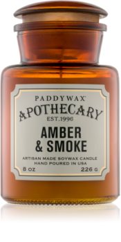 Paddywax Apothecary Amber & Smoke vonná sviečka
